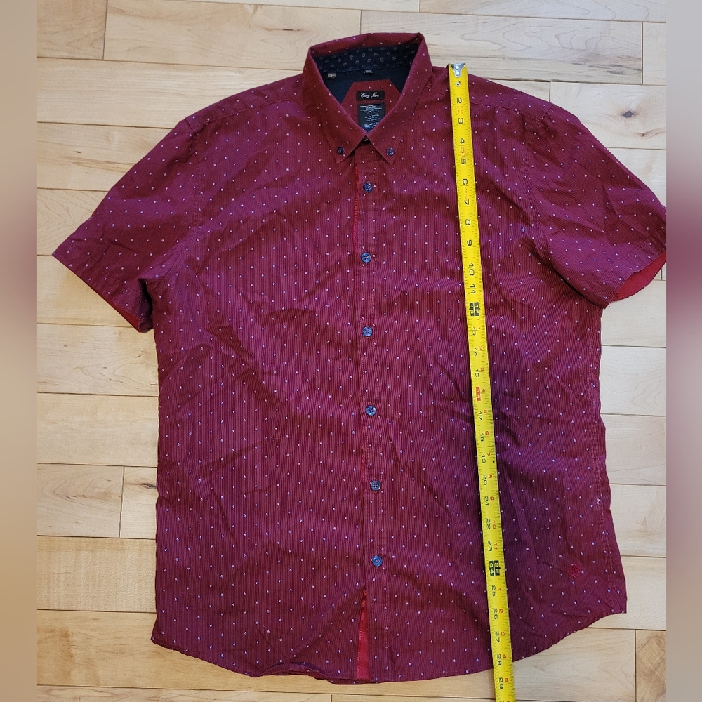Point Zero men's size medium semi fit shirt sleeved shirt - Picture 3 of 4